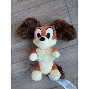 Disney Store Fifi the‎ Peke Plush Minnie Mouse Dog Brown Fluffy Ears Authentic